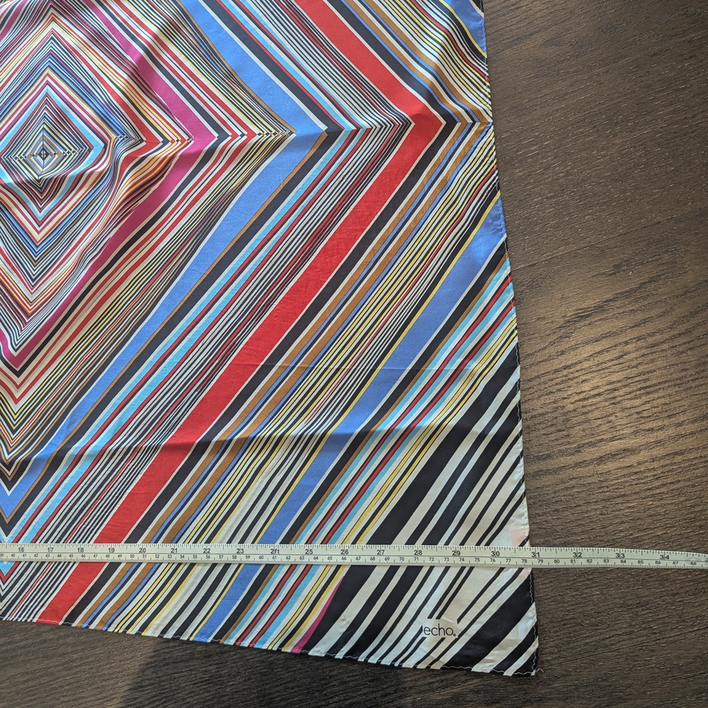 Echo Striped Vortex Multicolor Geometric Pattern … - image 7